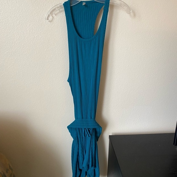 FP Movement Women’s Blissed Out Romper in Teal Size XS Activewear One Piece - Picture 2 of 9